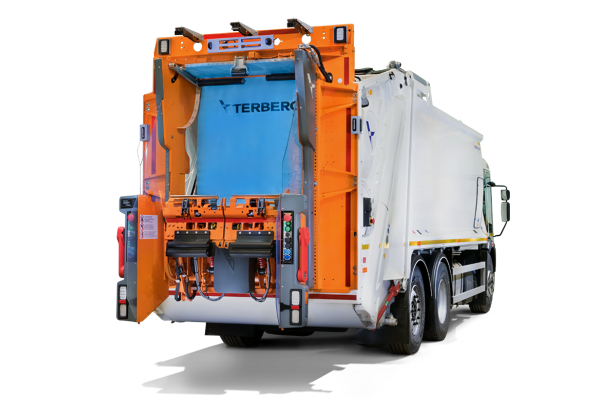 Sistema de elevación trasera de contenedores de residuos OmniDEKA